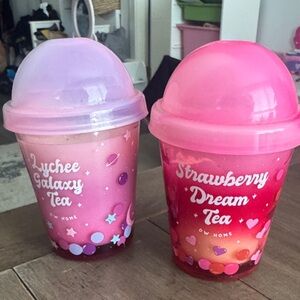 DW HOME Lychee Galaxy and Strawberry Dream Tea Cups